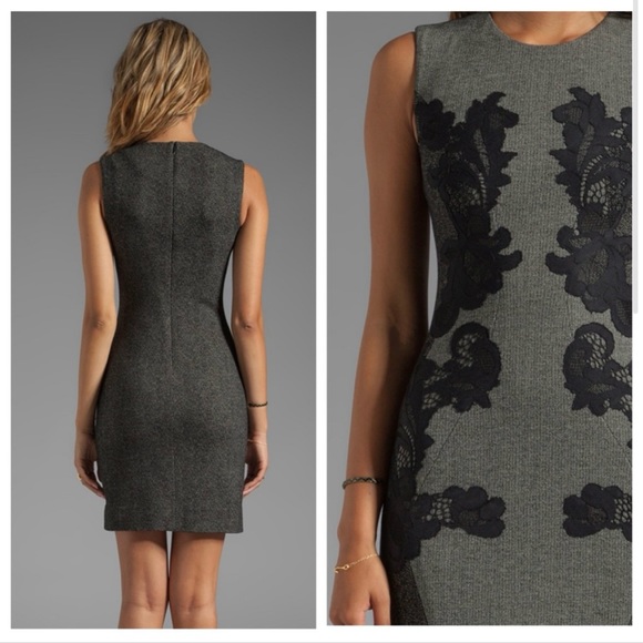 Diane Von Furstenberg Pentra Mini Weave Jacquard Dress Size 6 - Picture 2 of 16